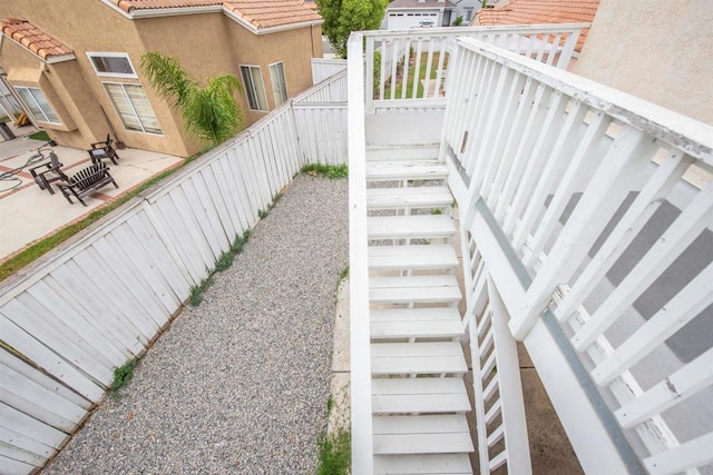 28679 Corte Capri, Menifee, CA 92584 - view of yard featuring a patio area and stairway