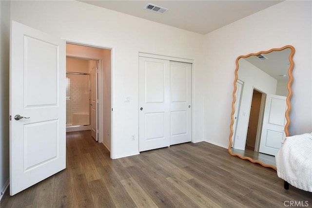 28400 Memory Ln, Winchester, CA 92596 - unfurnished bedroom featuring wood finished floors, a closet, and baseboards
