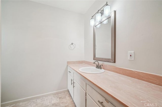 40389 Melrose Ave, Hemet, CA 92544 - bathroom with vanity and baseboards