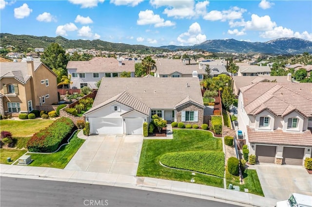 45133 Fieldbrook Ct, Temecula, CA 92592 - aerial perspective of suburban area featuring mountains