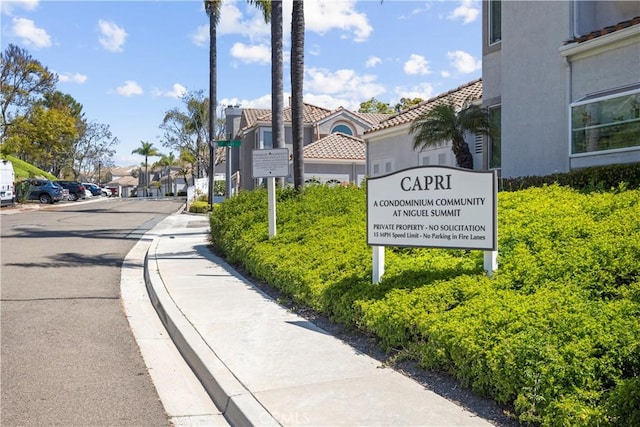 29386 Via Napoli, Laguna Niguel, CA 92677 - view of asphalt road featuring sidewalks, curbs, and a residential view