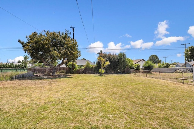 view of yard