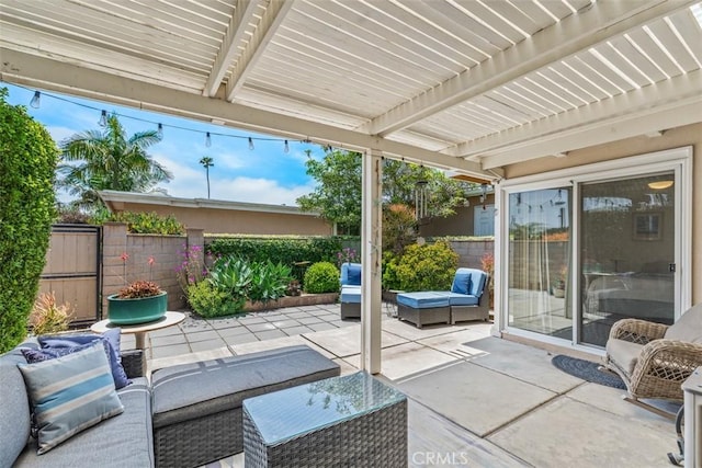 33926 La Serena Dr Unit 7, Dana Point, CA 92629 - view of patio with outdoor lounge area