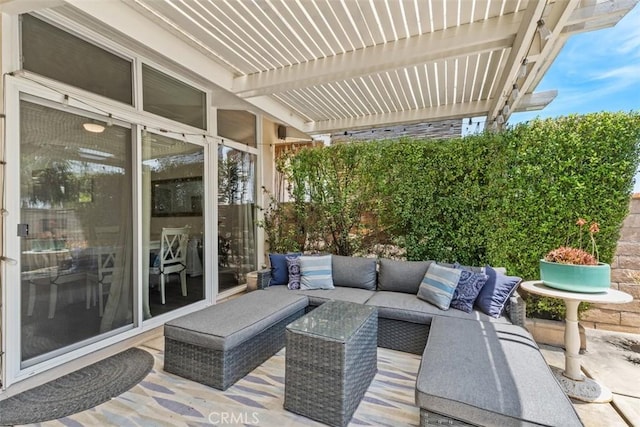 33926 La Serena Dr Unit 7, Dana Point, CA 92629 - view of patio / terrace featuring outdoor lounge area