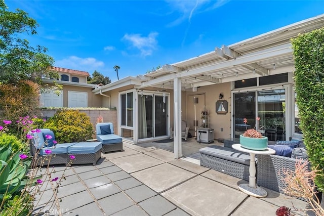 33926 La Serena Dr Unit 7, Dana Point, CA 92629 - view of patio featuring a pergola