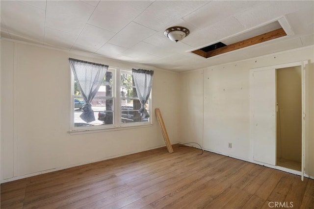 29219 Lyon Dr, Cedar Glen, CA 92321 - spare room featuring wood-type flooring