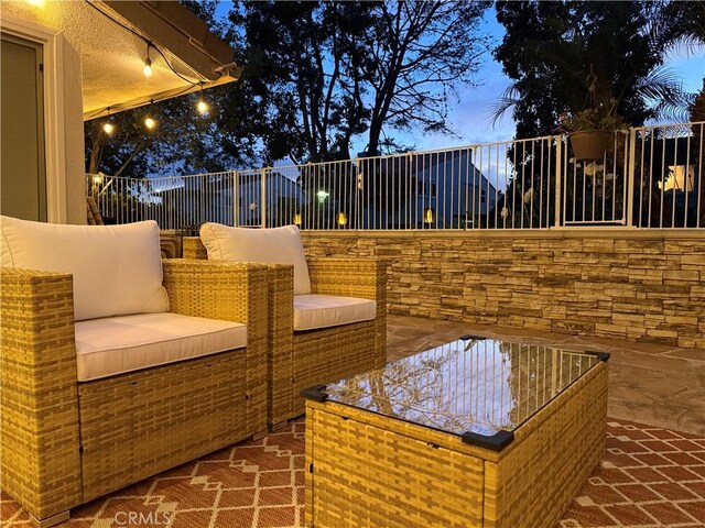 306 Vista Trucha, Newport Beach, CA 92660 - view of patio with fence