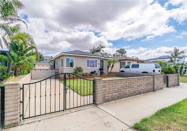 524 N Paulina Ave, Redondo Beach, CA 90277 - ranch-style home featuring stucco siding, a gate, and concrete driveway