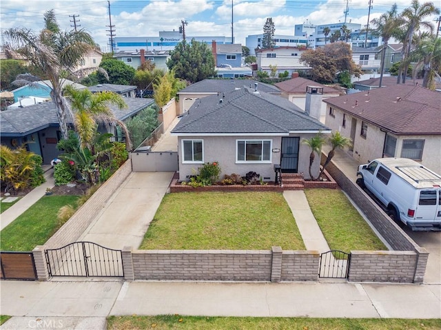 524 N Paulina Ave, Redondo Beach, CA 90277 - view of front of home featuring a gate, stucco siding, a residential view, and driveway