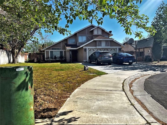 2644 Mora Ct, Lancaster, CA 93535 - view of front of property with a garage and concrete driveway