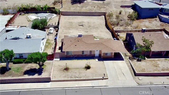 640 Flora St, Barstow, CA 92311 - view from above of property