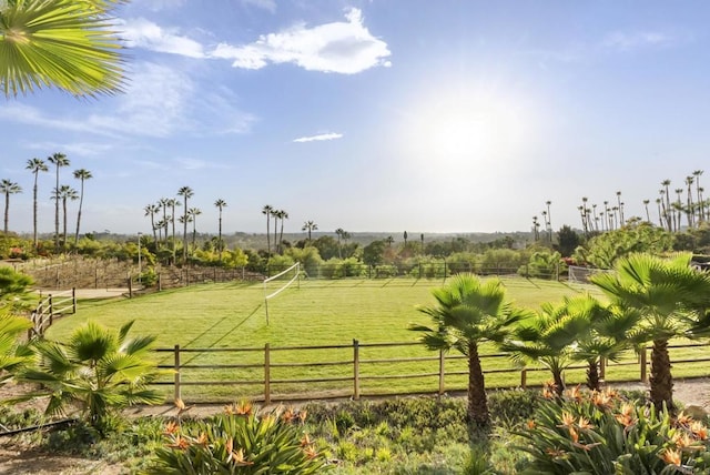 18127 Via Roswitha, Rancho Santa Fe, CA 92067 - view of home's community featuring fence, a view of rural / pastoral area, and an area for sports