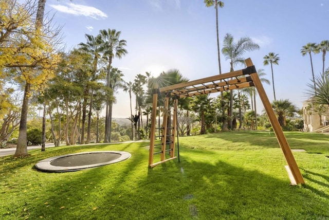 18127 Via Roswitha, Rancho Santa Fe, CA 92067 - view of green lawn featuring a pergola