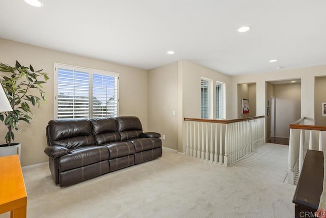 6628 Sitio Sago, Carlsbad, CA 92011 - carpeted living room with recessed lighting and baseboards