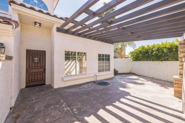 40550 Ventana Ct, Palm Desert, CA 92260 - view of patio / terrace featuring a pergola