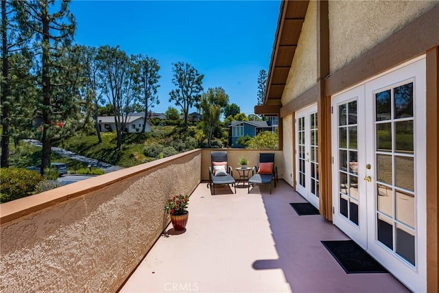 15541 Olive Branch Dr, La Mirada, CA 90638 - balcony with french doors