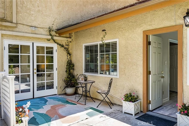 15541 Olive Branch Dr, La Mirada, CA 90638 - view of patio featuring french doors