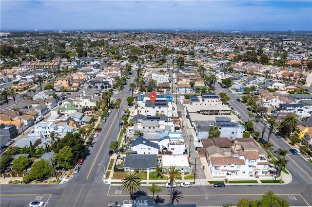 518 8th St, Huntington Beach, CA 92648 - aerial view of property's location with nearby suburban area