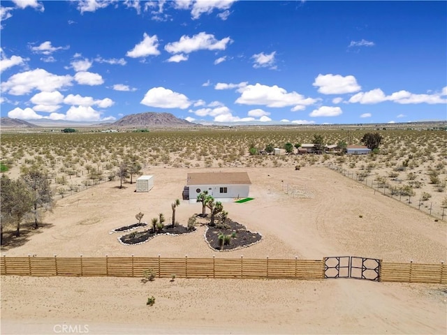 1809 Delgada Ave, Landers, CA 92285 - view of mountain backdrop featuring a desert landscape and rural landscape