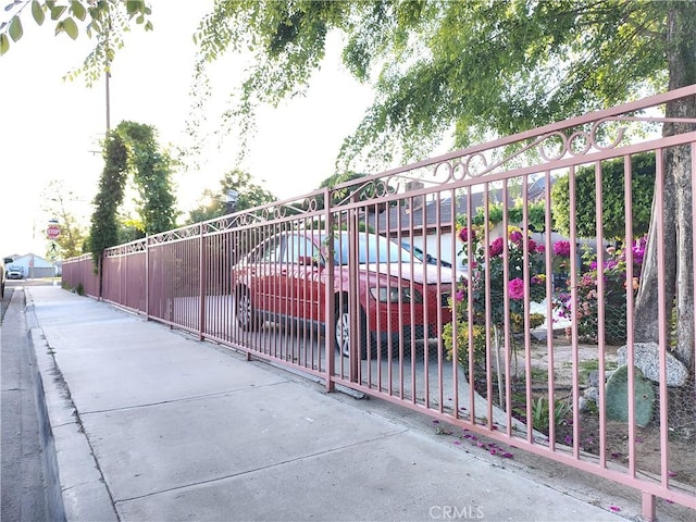 gate with fence