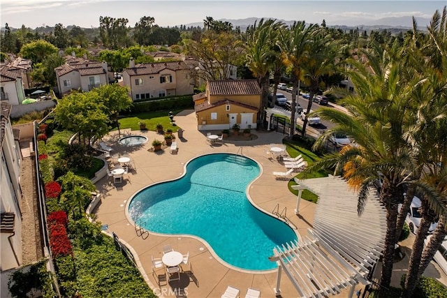 11803 Sortino Ct, Moorpark, CA 93021 - community pool featuring a patio