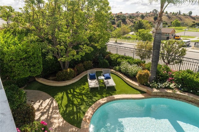 20112 Via Cellini, Porter Ranch, CA 91311 - view of swimming pool with fence