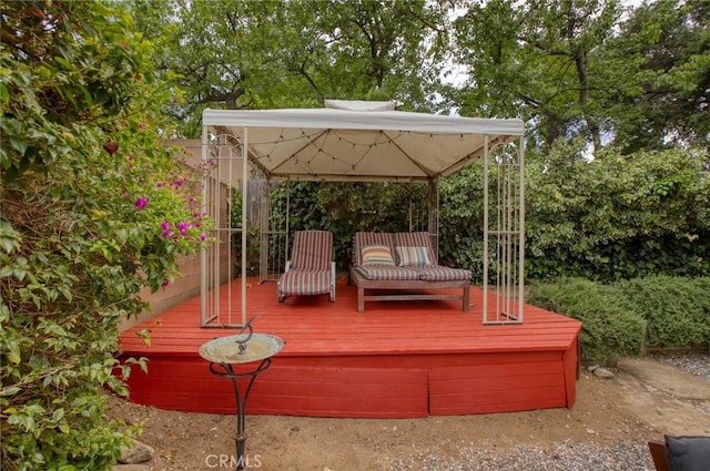 8016 Cora St, Sunland, CA 91040 - deck with a gazebo