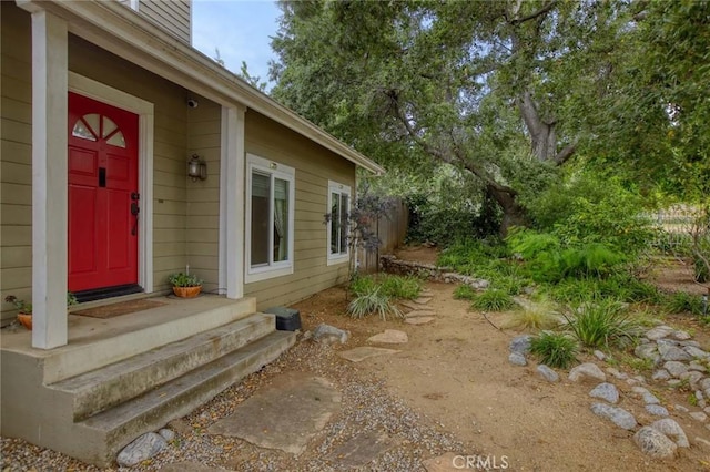 8016 Cora St, Sunland, CA 91040 - doorway to property with a chimney