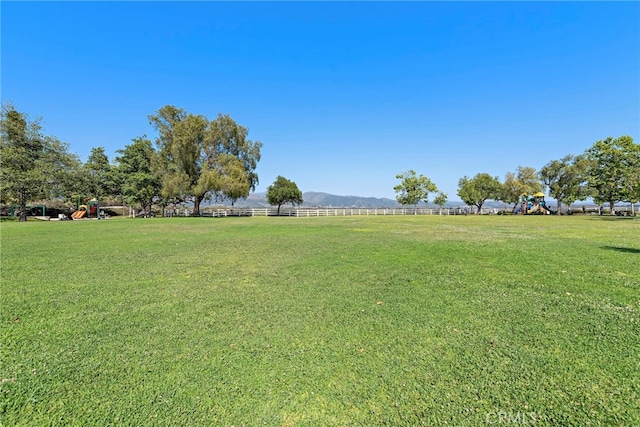 2 Anglesite, Rancho Santa Margarita, CA 92688 - view of yard with a playground and a mountain view