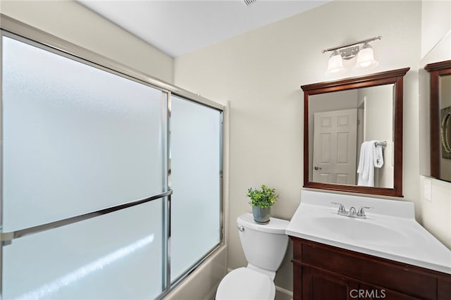 2 Anglesite, Rancho Santa Margarita, CA 92688 - bathroom with vanity, toilet, and combined bath / shower with glass door