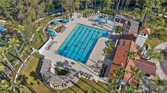 2 Anglesite, Rancho Santa Margarita, CA 92688 - aerial view of a pool