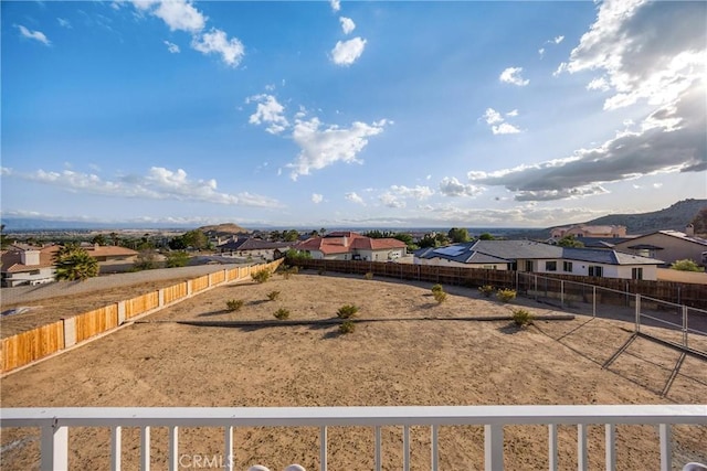 17725 Tude Ln, Apple Valley, CA 92307 - fenced backyard with a residential view