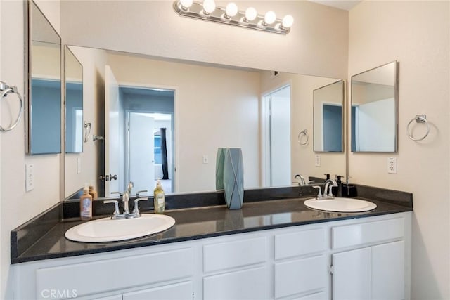 1113 Juniper Ct, San Jacinto, CA 92582 - full bathroom featuring double vanity