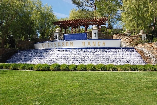 25415 Verne Ct, Stevenson Ranch, CA 91381 - community sign featuring a yard