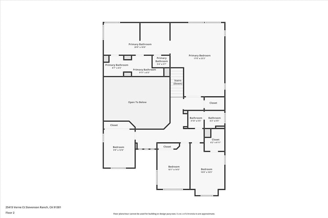 25415 Verne Ct, Stevenson Ranch, CA 91381 - floor plan / room layout