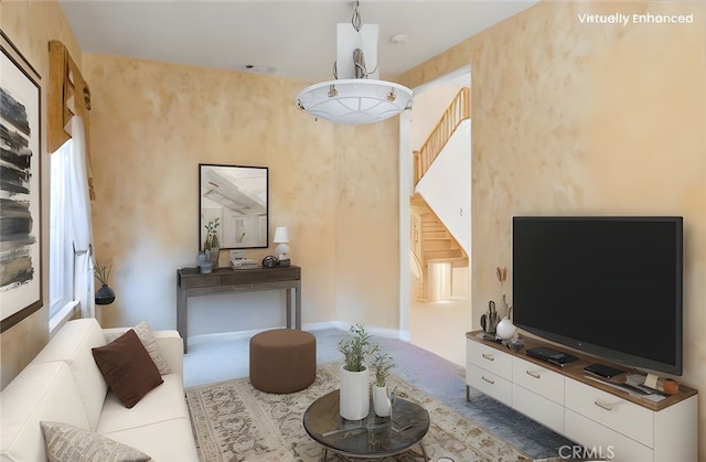 25415 Verne Ct, Stevenson Ranch, CA 91381 - view of carpeted living room