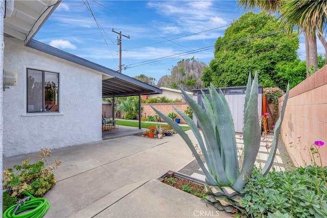 3235 Faust Ave, Long Beach, CA 90808 - view of patio with a fenced backyard