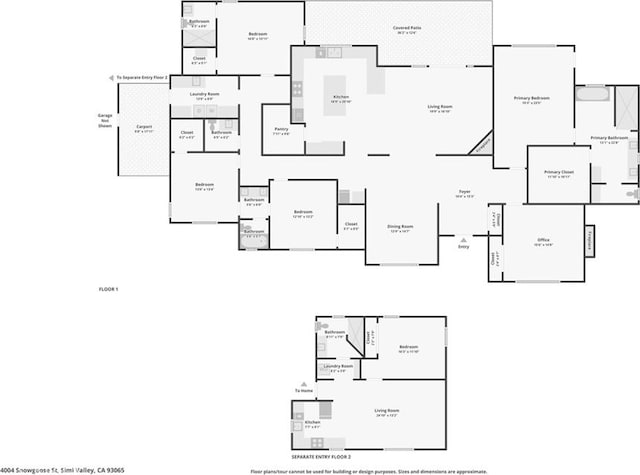 4004 Snowgoose St, Simi Valley, CA 93065 - floor plan / room layout