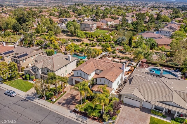 32429 Castle Ct, Temecula, CA 92592 - aerial view of residential area featuring a pool