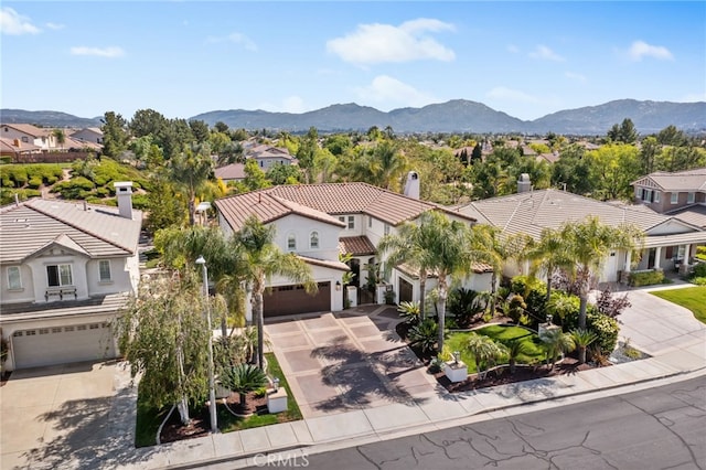 32429 Castle Ct, Temecula, CA 92592 - view of front of house featuring driveway, a tiled roof, and a residential view