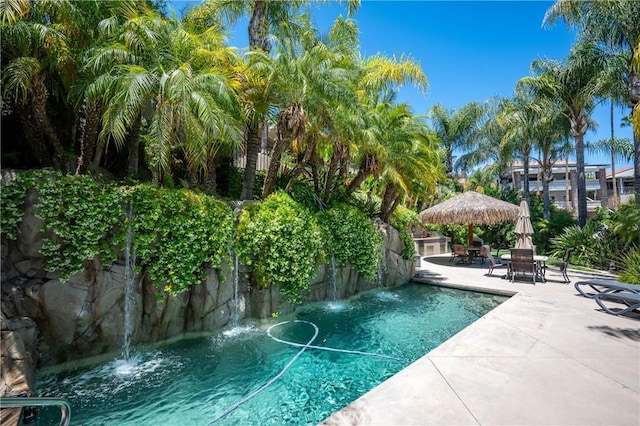 29784 Nautical Ct, Canyon Lake, CA 92587 - view of swimming pool featuring a patio