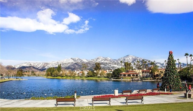 130 Bloomfield Ln, Rancho Santa Margarita, CA 92688 - view of property's community featuring a water and mountain view