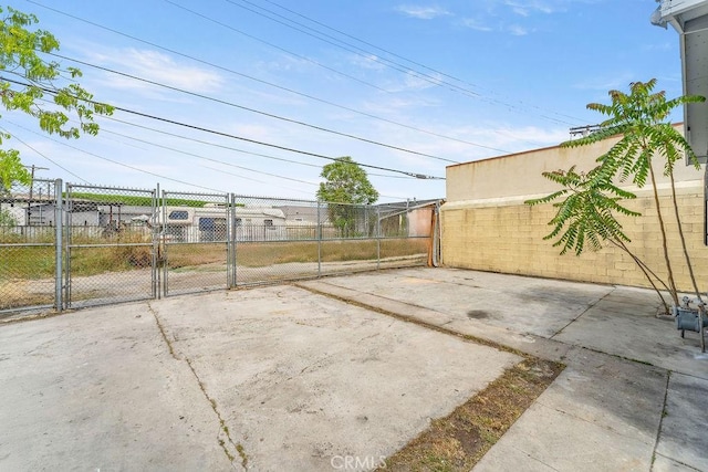 9309 S Broadway, Los Angeles, CA 90003 - view of patio with fence and a gate