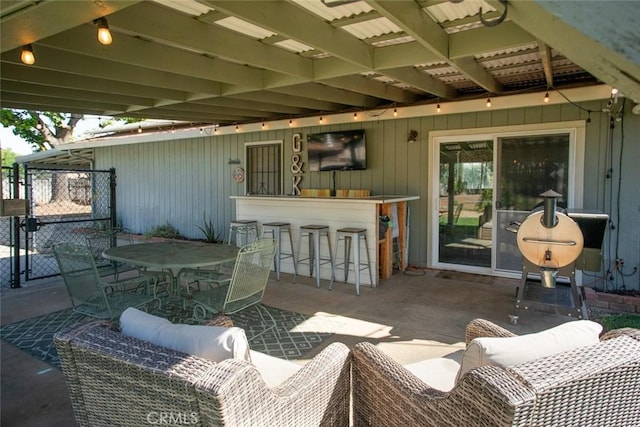 49 Bob Way, Oroville, CA 95965 - view of patio / terrace featuring a gate