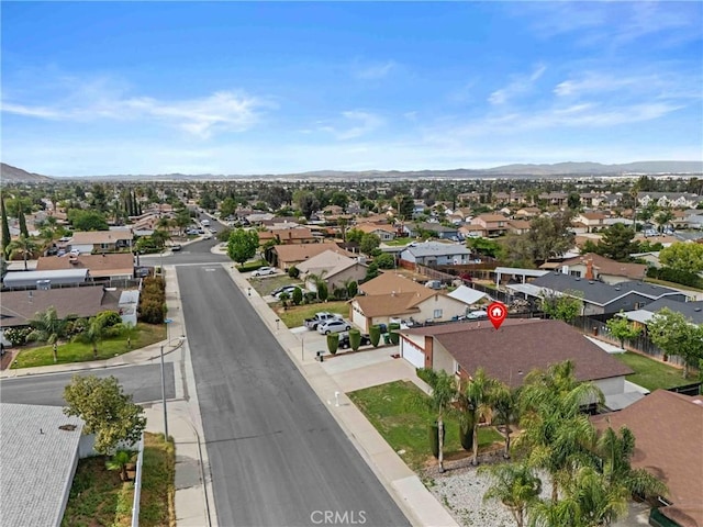 12705 Foreman Ave, Moreno Valley, CA 92553 - aerial perspective of suburban area featuring a mountain backdrop