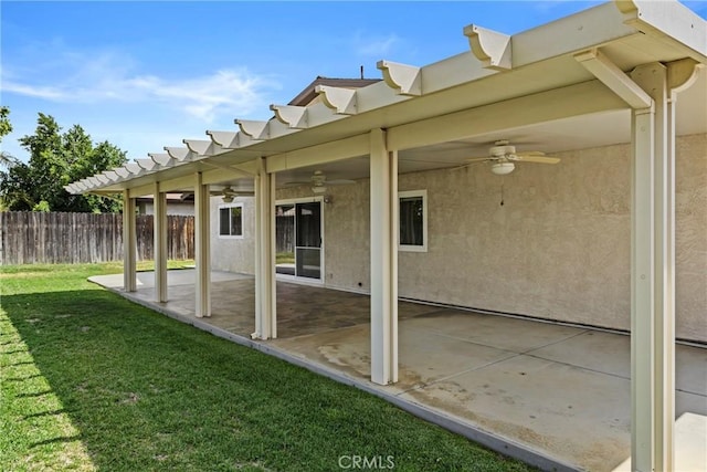 12705 Foreman Ave, Moreno Valley, CA 92553 - view of patio featuring ceiling fan