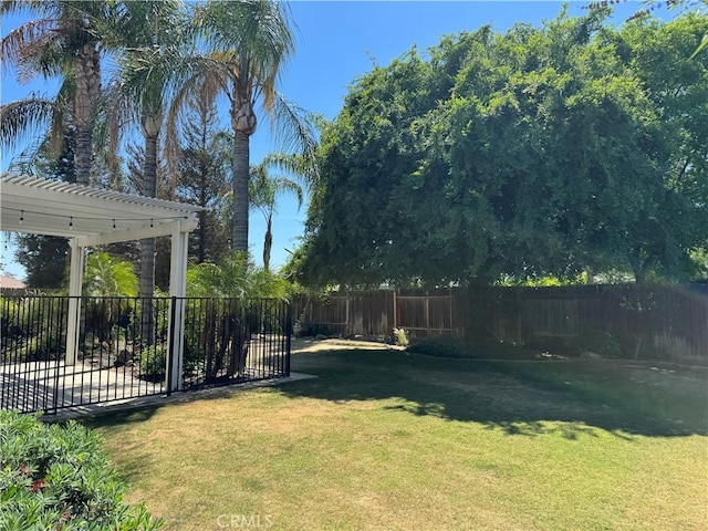 4809 Prairie Meadows Way, Bakersfield, CA 93312 - view of yard featuring a pergola