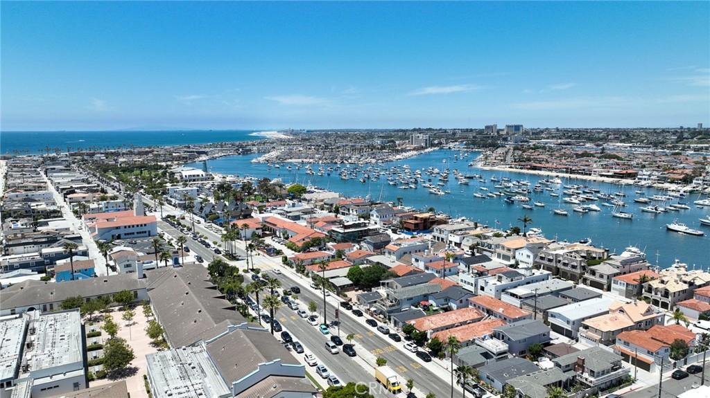1320 W Balboa Blvd, Newport Beach, CA 92661 - drone / aerial view of a large body of water and a marina