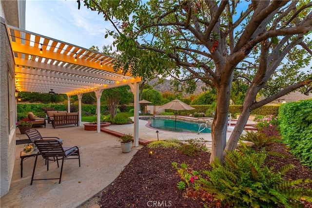 1280 Dumaine Ave, Oak Park, CA 91377 - swimming pool with a pergola and a patio