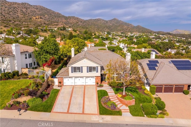 1280 Dumaine Ave, Oak Park, CA 91377 - aerial view of residential area featuring mountains